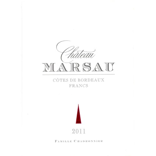Marsau - Francs-Côtes de Bordeaux 2011