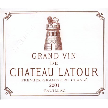 Mathusalem Château Latour - Pauillac 2001