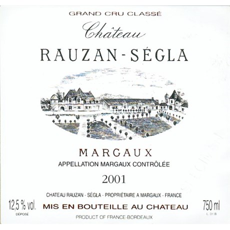 Mathusalem Château Rauzan Ségla - Margaux 2001