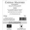 Mazeyres (BIO-ORGANIC) - Pomerol 2020