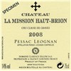Mission Haut Brion - Pessac-Léognan 2008
