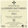 Mission Haut Brion - Pessac-Léognan 2014