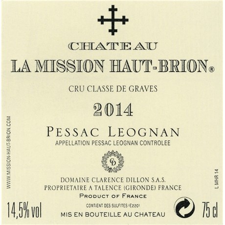 Mission Haut Brion - Pessac-Léognan 2014