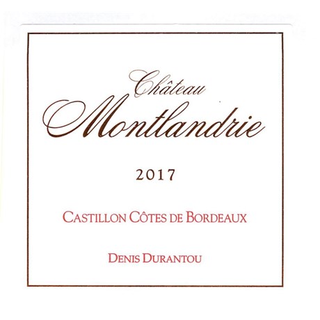 Montlandrie - Castillon-Côtes de Bordeaux 2017