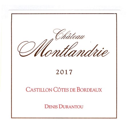 Montlandrie - Castillon-Côtes de Bordeaux 2017
