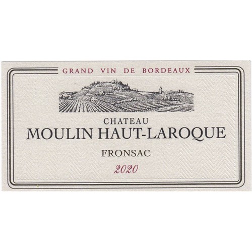 Moulin Haut Laroque - Fronsac 2020