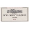 Moulin Haut Laroque - Fronsac 2020