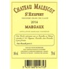 Nabuchodonosor Castle Malescot Saint Exupery - Margaux 2014 11166fe81142afc18593181d6269c740 