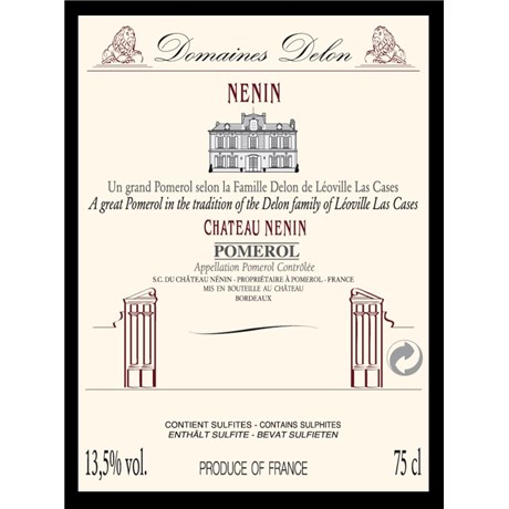 Nénin - Pomerol 2011