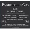 Pagodes de Cos - Château Cos d'Estournel - Saint-Estèphe 2018