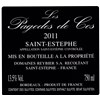 Pagodes de Cos - Saint-Estèphe 2011