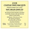 Pavie Macquin - Saint-Emilion Grand Cru 2008