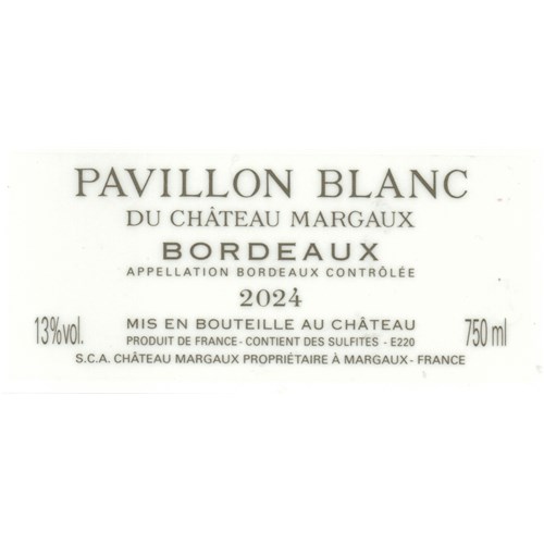 Pavillon blanc - Bordeaux 2024
