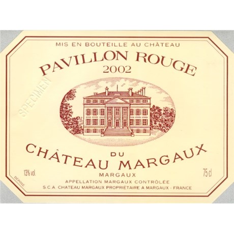 Pavillon rouge - Château Margaux - Margaux 2002