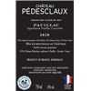 Pedesclaux - Pauillac 2020