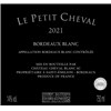 Petit Cheval Blanc - Bordeaux 2021