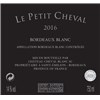 Le Petit Cheval Blanc - Château Cheval Blanc - Bordeaux 2016