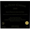 Le Petit Cheval - Château Cheval Blanc - Saint-Emilion Grand Cru 2010