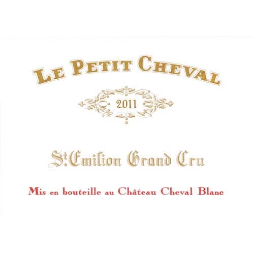 La Petit Cheval - Château Cheval Blanc - Saint-Emilion Grand Cru 2011