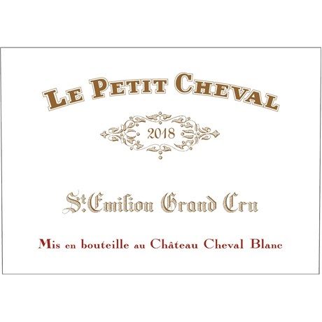 Le Petit Cheval - Château Cheval Blanc - Saint-Emilion Grand Cru 2018 4df5d4d9d819b397555d03cedf085f48 