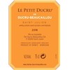 Le Petit Ducru - Château Ducru Beaucaillou - Saint-Julien 2018