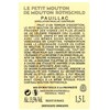 Petit Mouton - Château Mouton Rothschild - Pauillac 2017 6b11bd6ba9341f0271941e7df664d056 