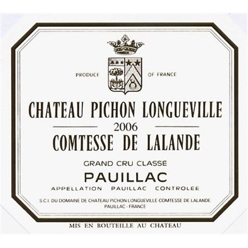 Pichon Comtesse de Lalande - Pauillac 2006