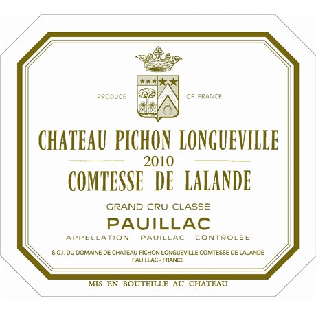 Pichon Comtesse de Lalande - Pauillac 2010