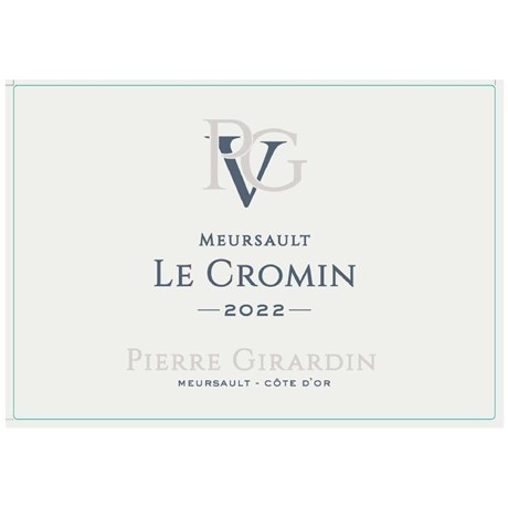 Pierre Vincent Girardin - Le Cromin Mersault - Meursault 2022