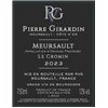 Pierre Vincent Girardin - Le Cromin Meursault - Meursault 2023