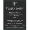 Pierre Vincent Girardin - Le Cromin Meursault - Meursault 2023