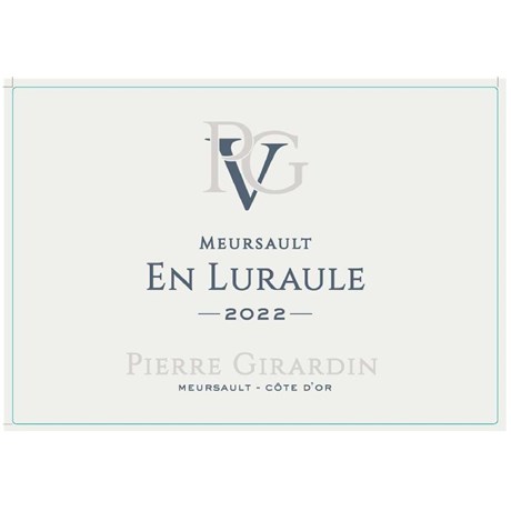 Pierre Vincent Girardin - En Luraule Mersault - Meursault 2022