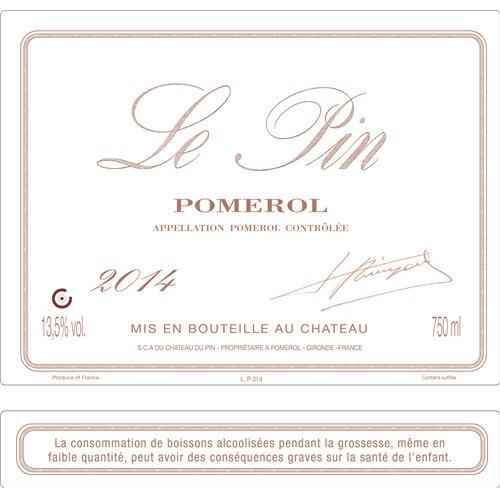 Le Pin - Château du Pin - Pomerol 2014 b5952cb1c3ab96cb3c8c63cfb3dccaca 