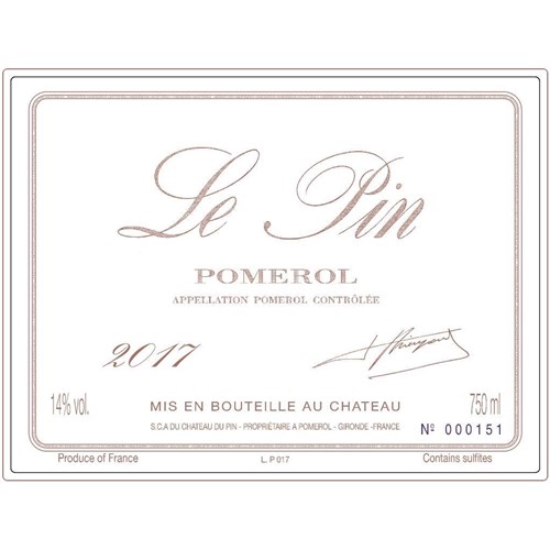 Le Pin - Château du Pin - Pomerol 2017 4df5d4d9d819b397555d03cedf085f48 