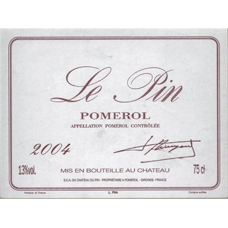 le Pin - Pomerol 2004