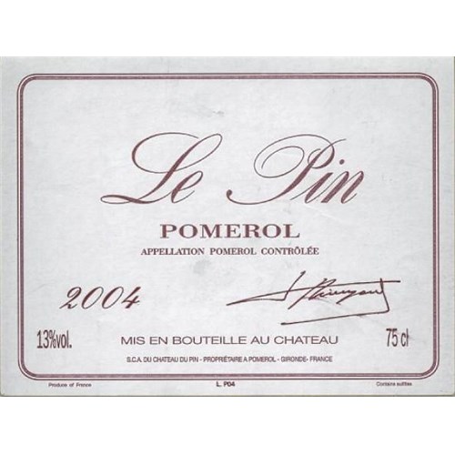 le Pin - Pomerol 2004