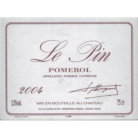 Le Pin - Pomerol 2004