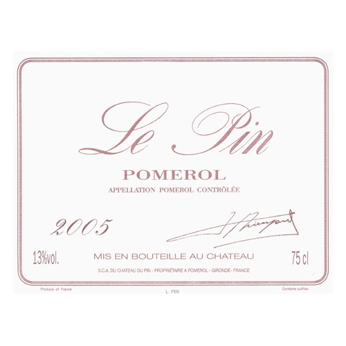le Pin - Pomerol 2005