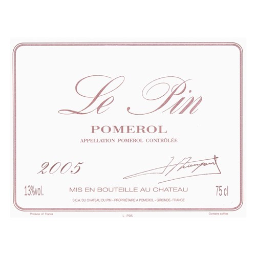 le Pin - Pomerol 2005