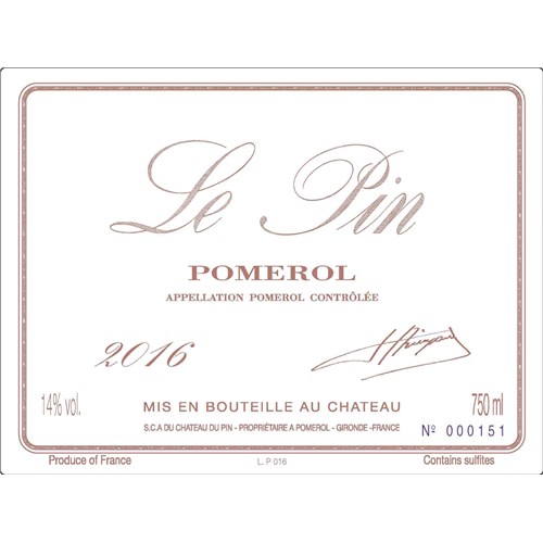 le Pin - Pomerol 2016