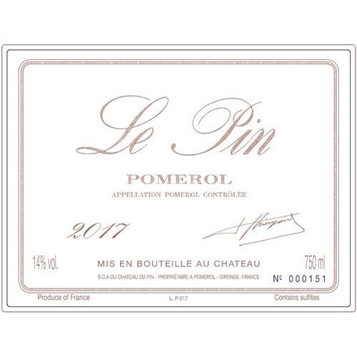 le Pin - Pomerol 2017