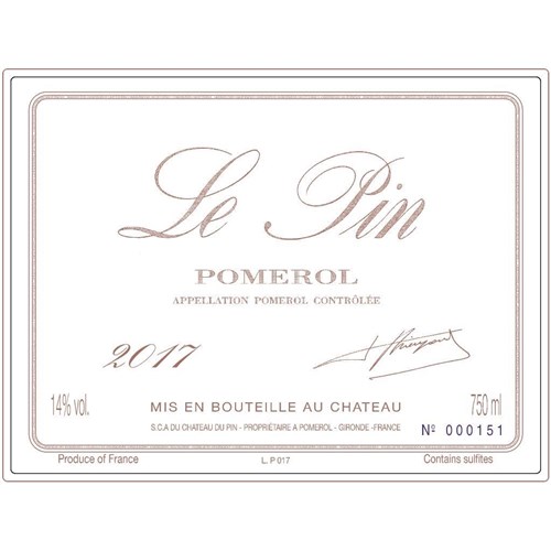 le Pin - Pomerol 2017