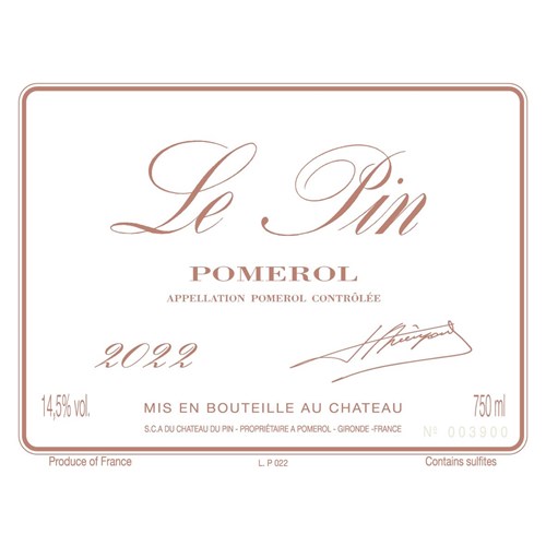 Le Pin - Pomerol 2022