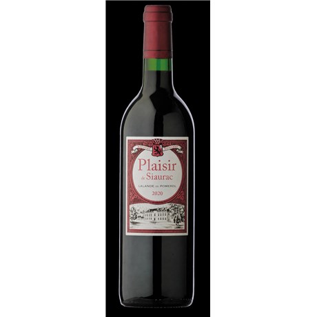 Plaisir de Siaurac - Lalande de Pomerol 2020