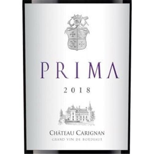 Prima - Château Carignan - Cadillac-Côtes de Bordeaux 2018