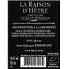 La Raison d'Hêtre - L'Heter - Castillon-Côtes de Bordeaux 2017 6b11bd6ba9341f0271941e7df664d056 