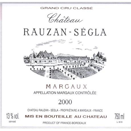 Rauzan Ségla - Margaux 2000