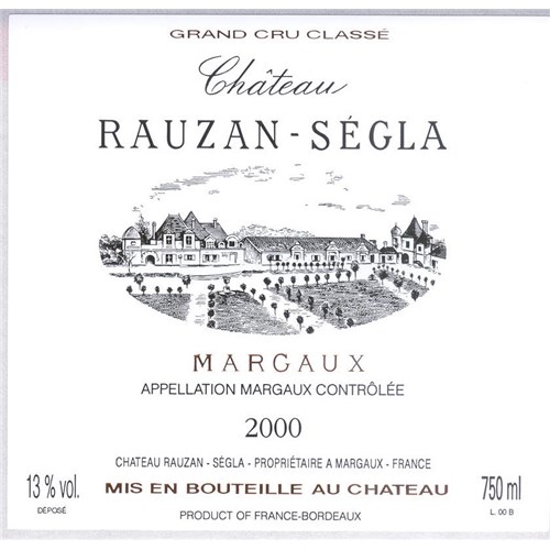 Rauzan Ségla - Margaux 2000