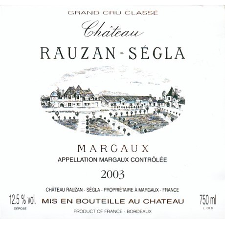 Rauzan Ségla - Margaux 2003