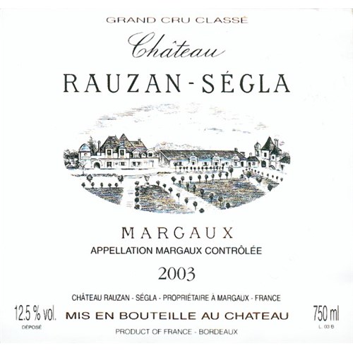 Rauzan Ségla - Margaux 2003